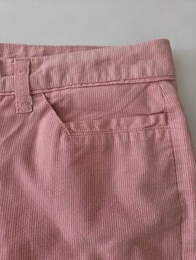 Bandalino "Ivette" Pink Pinstripe Bermuda Shorts